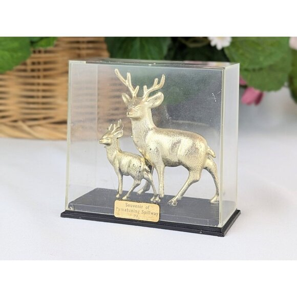 Vtg 1960s Pennsylvania Pymatuning Spillway Souvenir Small Deer Figurine Novelty - Picture 6 of 9